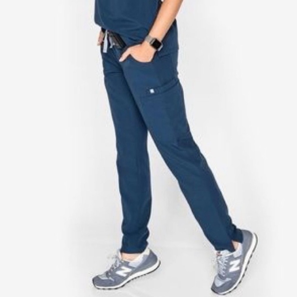 Figs Yola Skinny Scrub Pants - XXS Tall - Dark Harbor